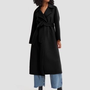 Wool Belted Wrap Coat